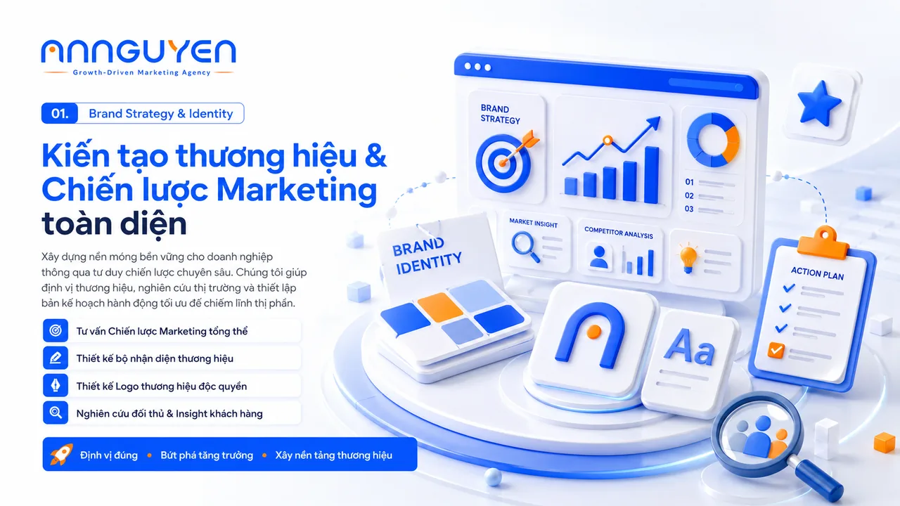 Kiến tạo thương hiệu & Chiến lược Marketing toàn diện