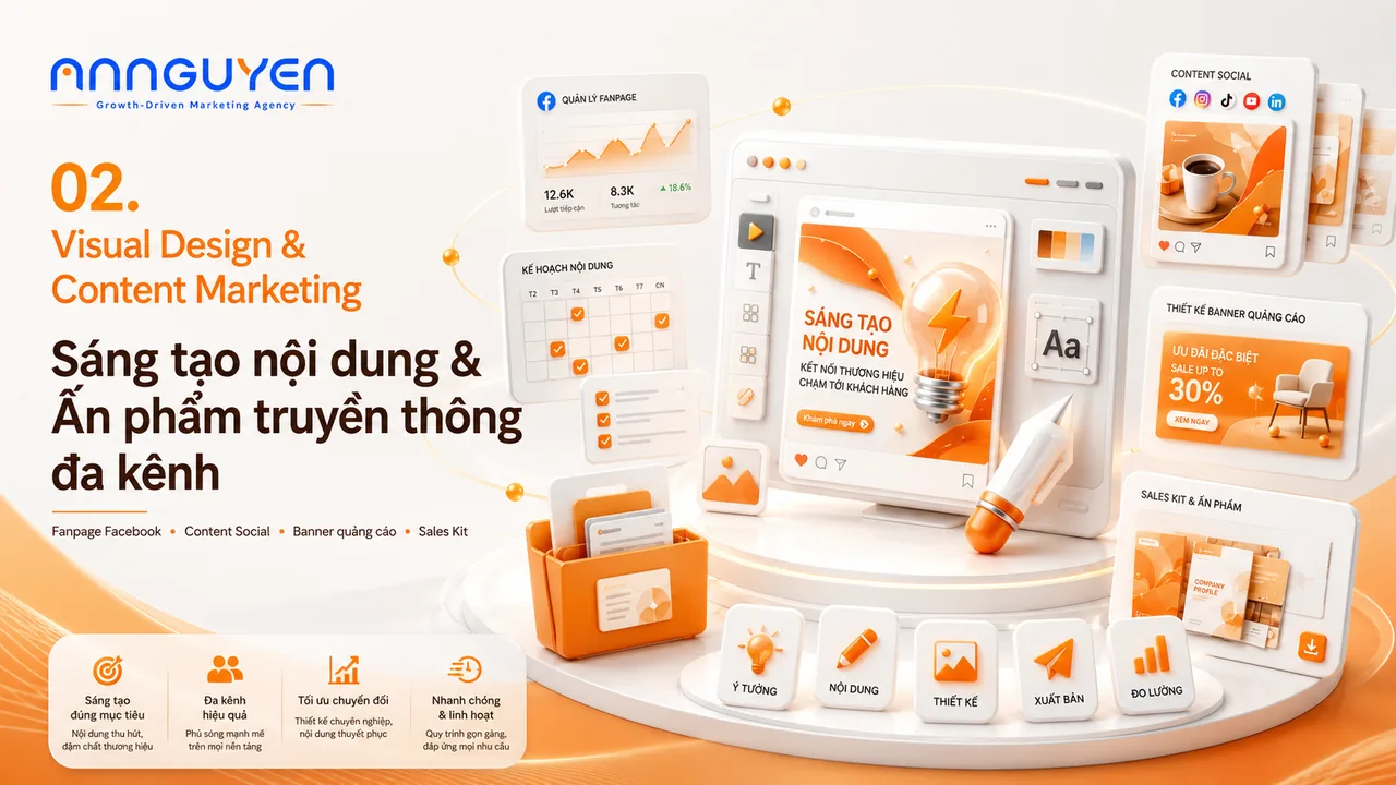 Sáng tạo nội dung & Ấn phẩm truyền thông đa kênh